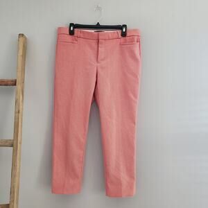 Banana Republic Factory Pink Sloan Straight Leg Pants Size 10